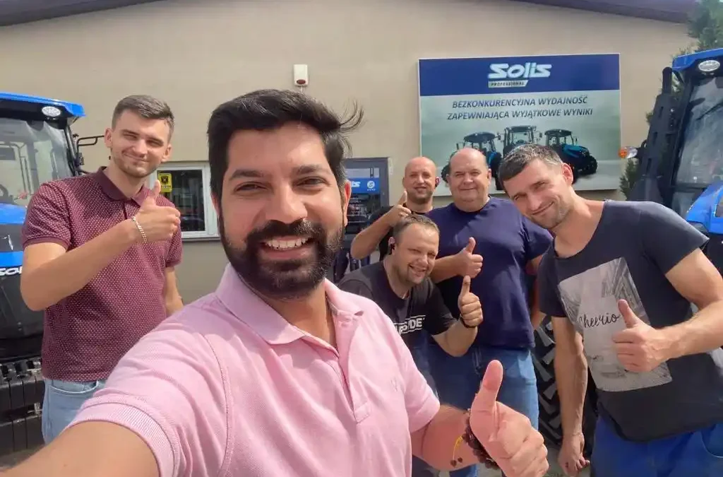 Wizyta Amnish Behal w centrum dystrybucji SOLIS Professional w Wyszkowie