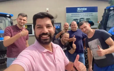 Wizyta Amnish Behal w centrum dystrybucji SOLIS Professional w Wyszkowie